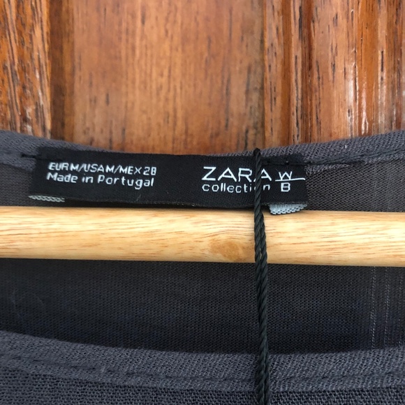 Zara Shirt - Size USA M (MEX 28) Khaki Colour - Picture 6 of 10